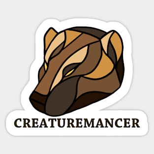 CREATUREMANCER Glass Wolverine Sticker